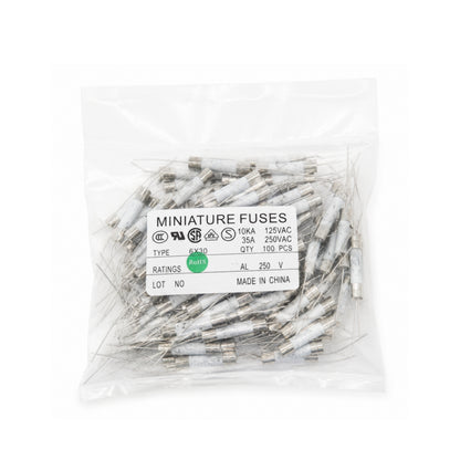 6x30mm Keramik Sicherung mit Anschlussdrähten 10A 12A 15A 20A 25A 30A